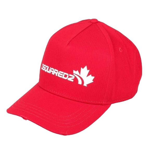 DSquared2 Family Logo Baseball Cap / Red/White